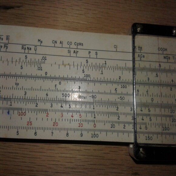 Hemmi slide rule - Picture 3 of 11